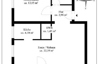 Wohnung mieten in Am Brachberg 39, 99428 Nohra, Schicke 2-Raum-Wohnung in ruhiger Randlage