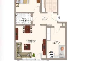 Wohnung mieten in Hardtwaldring 84, 68723 Oftersheim, Helle 3-Zimmer-Wohnung in Oftersheim mit 81 m² Wohnfläche