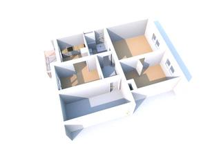 Wohnung mieten in Ludwigstr., 89231 Neu-Ulm, Helle 2,5-Zimmer Wohnung mit Balkon im 3. OG in Neu-Ulm