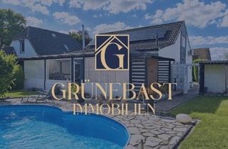 Einfamilienhaus kaufen in 26452 Sande, Arbeiten & Wohnen vereint-Halle mit Einfamilienhaus und Pool
