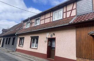 Haus kaufen in Schulstraße, 06493 Harzgerode, EFH in Silberhütte mit Nebengelassgebäude, Garage und kleiner Grünfläche im guten Zustand!