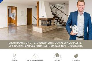 Doppelhaushälfte kaufen in Kirchstraße 13, 79733 Görwihl, LFI | Charmante und teilrenovierte Doppelhaushälfte mit Kamin, Garage und kleinem Garten in Görwihl