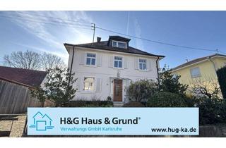 Haus kaufen in 76532 Sandweier, FREI! Repräsentatives EFH mit großem Garten u. Garage in ruhiger Ortsrandlage von B-B Sa