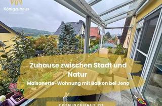 Wohnung kaufen in 07751 Zöllnitz, Zwei Ebenen zum Wohlfühlen – gepflegte Maisonettewohnung mit Balkon in der Nähe von Jena.