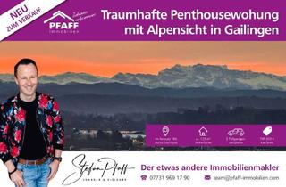 Penthouse kaufen in 78262 Gailingen, Zuhause ankommen in Gailingen! Traumhafte Penthousewohnung mit Alpensicht, frei ab sofort
