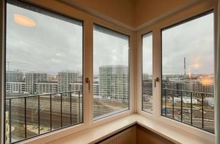 Wohnung mieten in Lehrter Strasse 24b, 10557 Tiergarten, Panoramablick - Studio im Fritz Tower im 12. OG