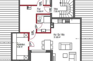 Wohnung mieten in Andelweg, 26434 Wangerland, Wohnen, wo andere Urlaub machen - Teilmöblierte 75 m² Wohnung mit Balkon nahe Nordsee
