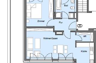 Wohnung mieten in Wolframstr. 28 b, 86161 Innenstadt, Schöne 2-Zimmer-Wohnung mit Dachterrasse in Augsburg zu vermieten