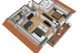 Wohnung mieten in 59269 Beckum, Beckum-Süden: Helle Dachgeschosswohnung mit Südbalkon