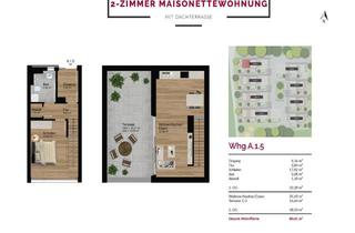 Wohnung mieten in Gerhardingerweg, 87437 Lenzfried, Elegante 2-Zimmer-Maisonettewohnung mit Dachterrasse in Kempten-Lenzfried