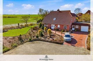 Einfamilienhaus kaufen in 26736 Krummhörn, Top gepfl. Einfamilienhaus mit großem Sommergarten und freiem Deichblick in sehr ruhiger Sackgassenl