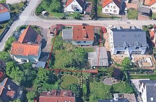 Grundstück zu kaufen in 91126 Penzendorf, zentral und ruhiges Baugrundstück mit Altbestand für ein Doppelhaus in Schwabach
