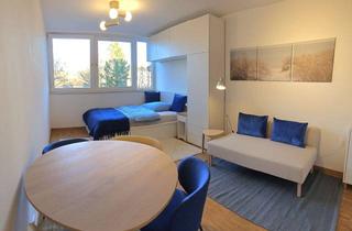 Immobilie mieten in Ungererstraße 19, 80802 Schwabing-Freimann, Top Lage: möblierte 1-Zi.-Wohnung mit Dachterrasse und Swimmingpool - nah am Englischem Garten