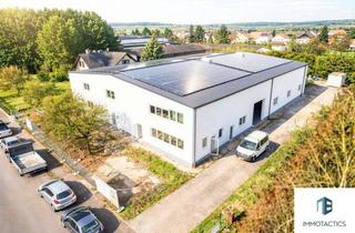 Gewerbeimmobilie kaufen in 55546 Pfaffen-Schwabenheim, Neue Gewerbehalle - 962 m² Nutzfläche - inklusive modernen Büroflächen & Nebenräumen + Außengelände