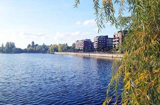 Wohnung kaufen in 10317 Lichtenberg, FREI! Spektakulärer WASSERBLICK 3-Zimmer | 2 Balkone + Lift + opt. Garage an der RUMMELSBURGER BUCHT