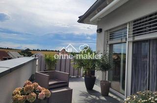Penthouse mieten in Am Weidengraben 22, 97297 Waldbüttelbrunn, Premium Penthouse 2-Zimmer Wohnung inkl. EBK mit großer Dachterrasse und Panoramablick in A+ Haus