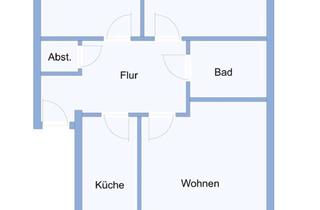 Wohnung mieten in 25436 Uetersen, Neu gedämmte 3-Zimmer-DG-Wohnung mit Solarenergie mit garage möglich 850 € - 63 m² - 3.0 Zi.
