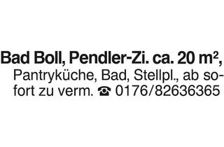 Wohnung mieten in 73087 Bad Boll, Bad Boll, 20m2