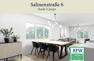 Wohnung kaufen in 21680 Stade, Befristetes KfW-Förderdarlehen: 4-Zimmer-Neubauwohnung mit cleverer Raumaufteilung