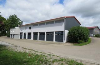 Gewerbeimmobilie kaufen in 91550 Dinkelsbühl, Multifunktionales Lager- und Bürogebäude mit großzügigen Garagenflächen in Segringen