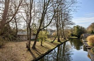 Immobilie kaufen in 12589 Berlin, Einmaliges Wassergrundstück in Neu-Venedig – viel Raum für außergewöhnliche Wohnträume