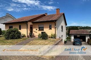 Haus kaufen in 66557 Illingen, Bungalow mit wunderschönem Fernblick in ruhiger und begehrter Wohnlage von Illingen-Welschbach!