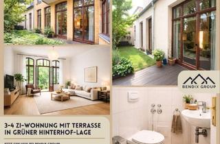 Wohnung kaufen in 04107 Leipzig, Leipzig - EXKLUSIV: 3-Zimmer-Wohnung im Innenhof mit Terrasse ins Grüne I Zentrale Lage in Leipzig Zentrum-Süd