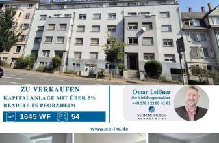 Mehrfamilienhaus kaufen in 75177 Pforzheim, Pforzheim - Denkmalgeschütztes Schmuckstück in begehrter Lage, 20 vermietete Wohnungen in der Nordstadt!