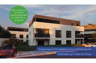 Wohnung kaufen in 84453 Mühldorf, Modern & exklusiv Wohnen! 2-Zi-Erdgeschosswohnung mit Südterrasse und Garten (W12)