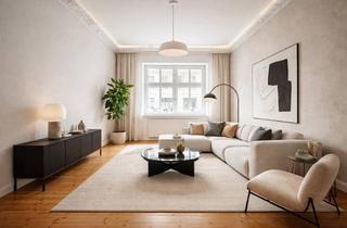 Wohnung kaufen in Chamissoplatz, 10965 Kreuzberg, Bezugsfrei: 3-Zimmer-Altbauwohnung am Chamissoplatz