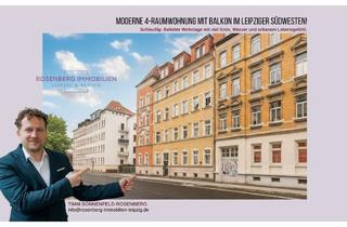 Wohnung kaufen in Schnorrstraße 40 WE05, 04229 Schleußig, Moderne 4-Raumwohnung mit Balkon im Leipziger Südwesten!