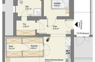 Wohnung mieten in 87749 Hawangen, Minimalistische Single-Wohnung mit viel Stauraum in Hawangen