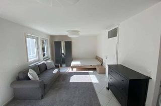 Wohnung mieten in Wilhelm-Trübner-Weg 23, 76187 Knielingen, Möblierte 1-Zimmer Wohnung mit Garten und Terrasse zentrumsnah