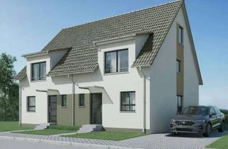 Doppelhaushälfte kaufen in 73663 Berglen, Neubau-Doppelhaushälfte in Berglen auf großzügigem Grundstück mit Gartenzimmer und Terrasse