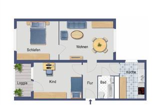 Wohnung mieten in Mahlower Straße, 12557 Köpenick, 3 Zimmer Wohnung mit Balkon in Berlin-Köpenick
