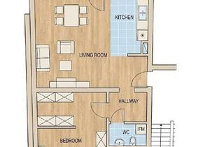 Wohnung mieten in 71701 Schwieberdingen, Helle 2-Zimmer Wohnung mit Balkon in Schwieberdingen