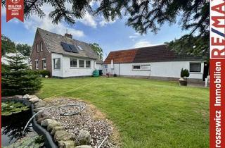 Einfamilienhaus kaufen in 26844 Jemgum, Kreatives Wohnen: Charmantes Einfamilienhaus mit Atelier, Werkstatt und angenehmer Atmosphäre in Jem