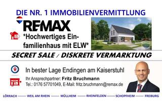 Haus kaufen in 79346 Endingen, *PREMIUM SECRET SALE* Seltene Chance Endingen am Kaiserstuhl bei Freiburg: Hochwertiges EFH mit ELW