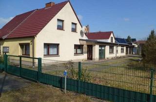 Doppelhaushälfte kaufen in 16227 Eberswalde, Doppelhaushälfte mit Nebengelass ohne Makler Clara Zektin Siedl.