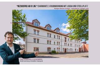 Wohnung mieten in An Der Untermühle We 14, 04523 Pegau, *Bezugsfrei ab 01.06.*Gepflegte 3-Zimmer-Dachgeschosswohnung mit Loggia und Garage in Pegau