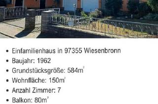 Einfamilienhaus kaufen in 97355 Kleinlangheim, Kleinlangheim - Einfamilienhaus zu verkaufen