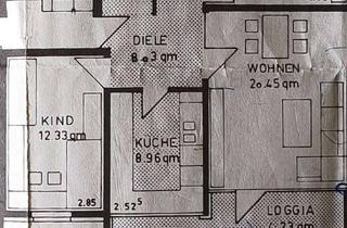 Wohnung kaufen in Eskenshof 11, 45277 Überruhr-Holthausen, Gepflegte 3-Zimmer-Wohnung im 2. OG mit Balkon in Essen-Überruhr-Holthausen
