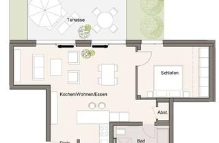 Wohnung mieten in 71706 Markgröningen, Zur Miete: Neuwertige & Moderne 2,5 Zimmer Wohnung mit Terrasse & EBK in Markgröningen