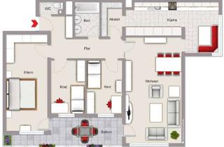 Wohnung mieten in Nürtinger Straße 51, 71032 Böblingen, Geräumige, helle 4,5 Zi. Whg EBK, Balkon mit Fernsicht in Böblingen