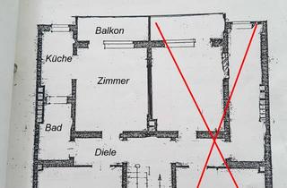 Wohnung mieten in Eintrachtstraße, 40227 Oberbilk, Helle 2-Zimmer-Wohnung im 2. OG mit Balkon in Düsseldorf-Oberbilk