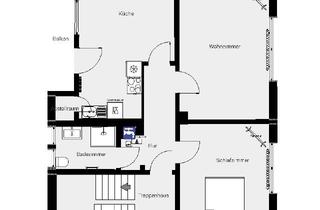 Wohnung mieten in 65549 Limburg, ✨ Frisch sanierte 2‑ZKB‑Wohnung – Erstbezug – Balkon – 1. OG – 60 m² – Taunusstraße, 65549 Limburg