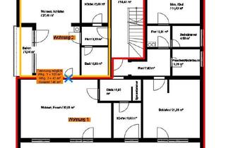 Wohnung mieten in Hauptstraße, 91720 Absberg, Großzügige 5-Zimmer-Wohnung mit Balkon in Absberg