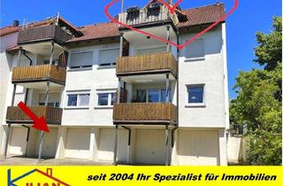 Wohnung mieten in 91154 Roth, KILIAN IMMOBILIEN! KOMPLETT RENOVIERTE 3 ZI. MAISONETTE-WHG MIT 95 M² IN ECKERSMÜHLEN! DACHLOGGIA