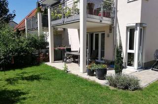 Wohnung kaufen in Schwarzhölzlstr. 14a, 85757 Karlsfeld, Natur genießen - jeden Tag vor der eigenen Tür - ruhige Gartenwohnung inkl. großen Hobbyraum