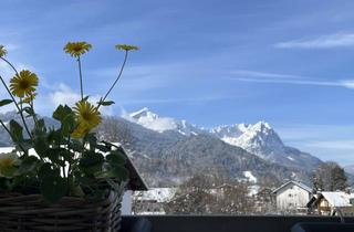 Wohnung kaufen in 82467 Garmisch-Partenkirchen, Fantastische Sicht*Helle 2-Zimmer-Whg.*zentral in Partenkirchen*Aufzug*Garage*Dr.Wigger-Straße